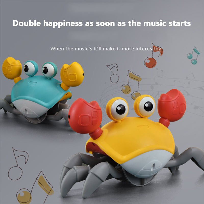 Induction Escape Crab Rechargeable Electric Pet Musical Toys Children'S Toys Birthday Gifts Interactive Toys Learn To Climb Toys